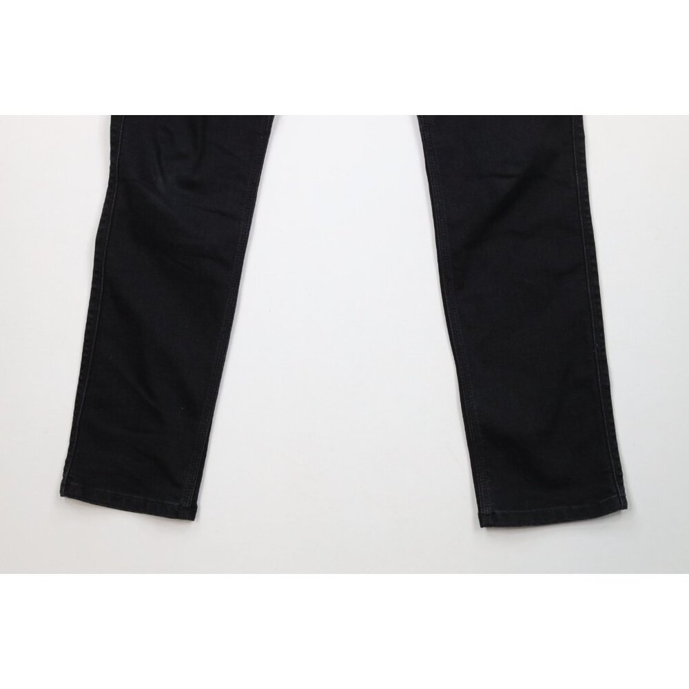DU/ER DUER Womens Size 29 Faded Performance Denim Slim Straight Leg Jeans Black - Picture 4 of 16